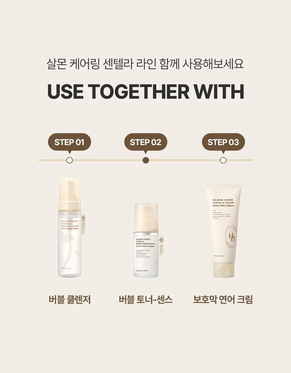 [NEW/레오제이 공동개발] 헤브블루 살몬 케어링 센텔라 버블 토너-센스 95ml 기획(+센텔라 크림 20ml*2ea) 상세페이지 49